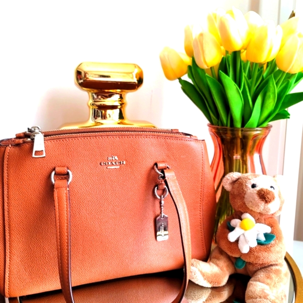 Coach Stanton saddle leather Satchel crossbody